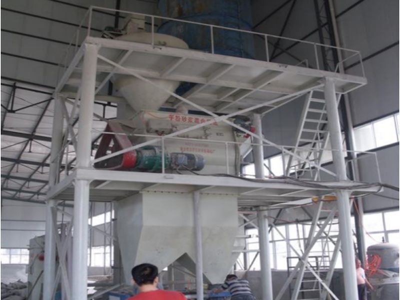 河南省鶴壁市定海混凝土有限公司砂漿設備內景主機